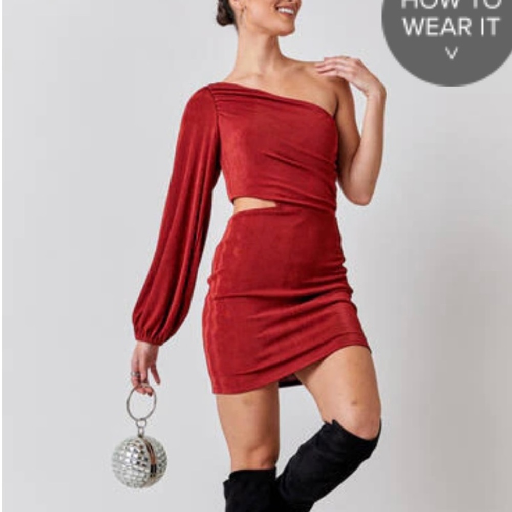 Cut Out Mini Dress